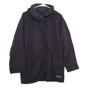 Denmark RedGreen XS‎ Black Rain Jacket Full Zip Waterproof Outdoors Basic Casual